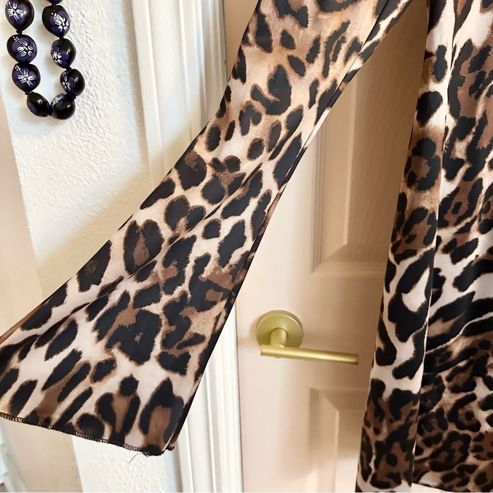Leopard Print Mini Dress - Picture 2 of 5